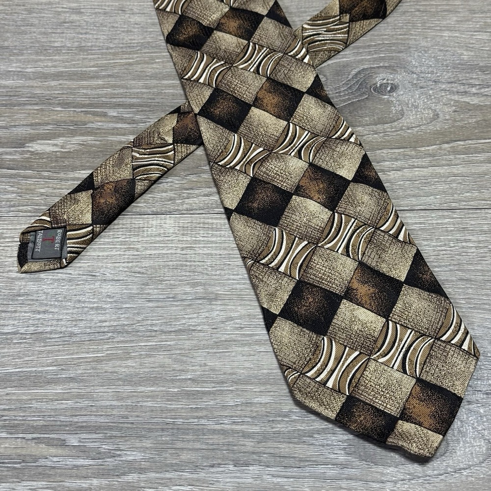 Robert  Talbott Best Of Class Mens Silk Tie Nordstrom USA Hand Sewn 60" L 4"‎ W